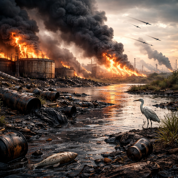 Environmental Side Effects of the Iran–Israel Conflict in 2026